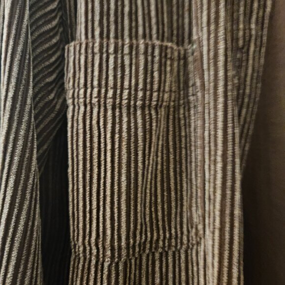 St john Cowgirl oversized Trendy brown Button Down Corduroy shacket shirt XL - Picture 4 of 9